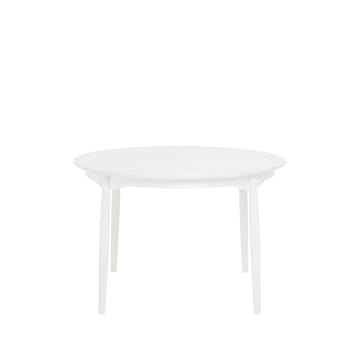 Carl dining table birch - White 21 covers. fixed disc - Stolab