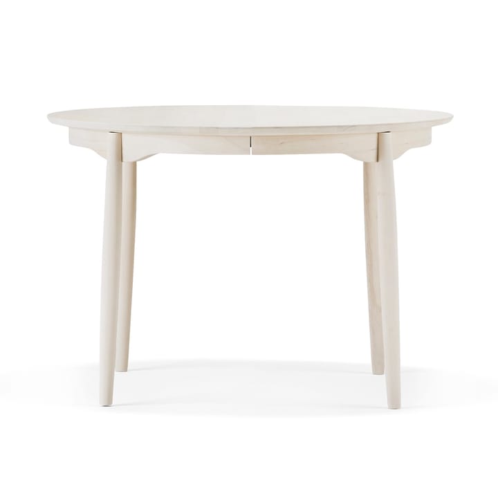 Carl dining table birch - white oiled. fixed disc (cannot dismantle) - Stolab