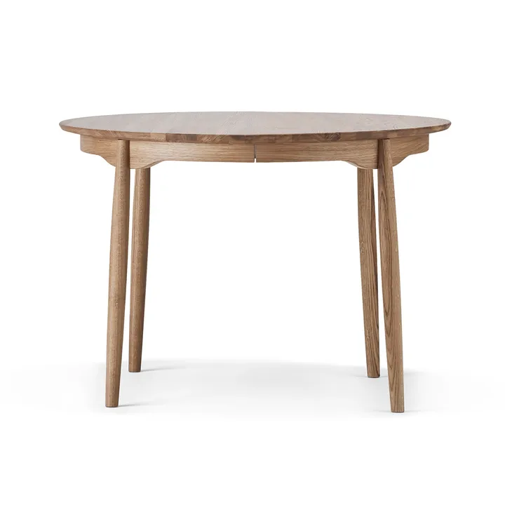 Carl dining table. divided - Oak - natural oil, Ø115 cm - Stolab