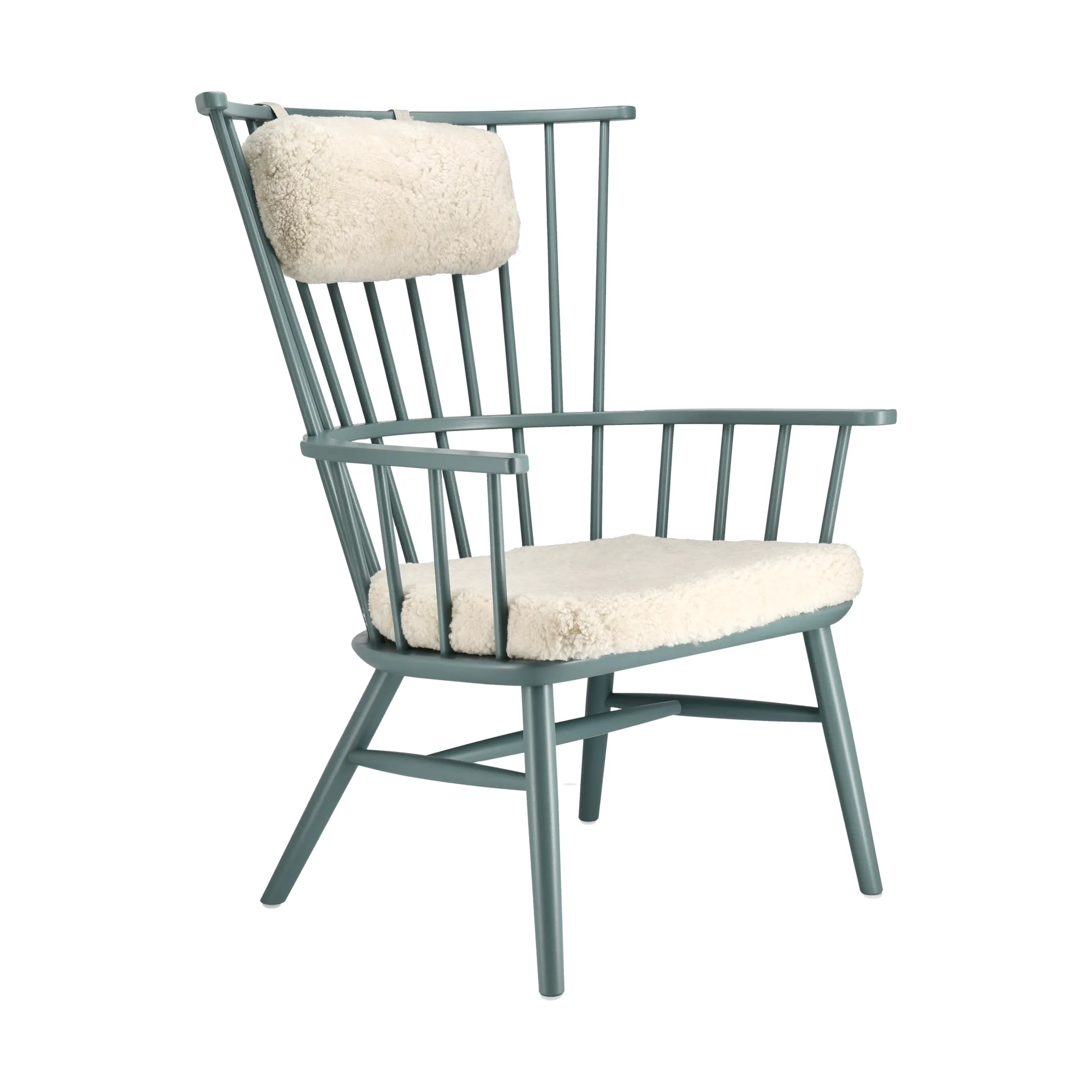 Henriette armchair cushion&headrest Mist-Moonlight Stolab