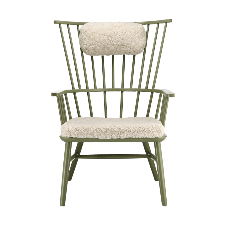 Henriette armchair cushion&headrest Olive green-Moonlight - undefined - Stolab