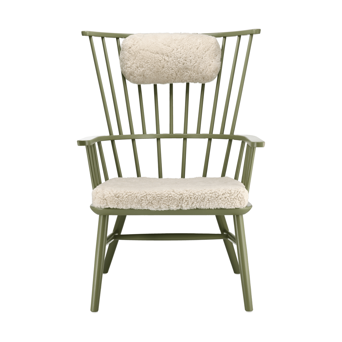 Stolab Henriette armchair cushion&headrest Olive green-Moonlight