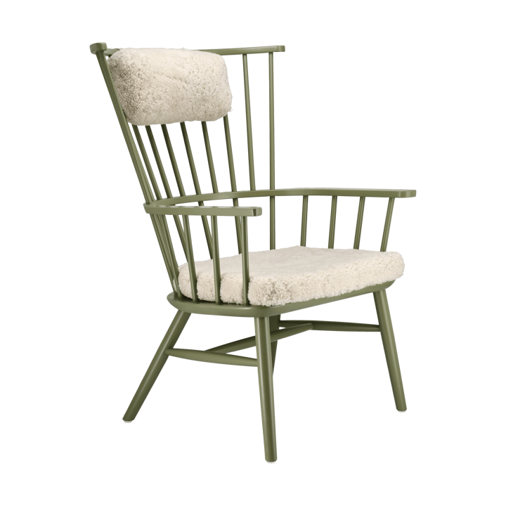 Henriette armchair cushion&headrest Olive green-Moonlight Stolab
