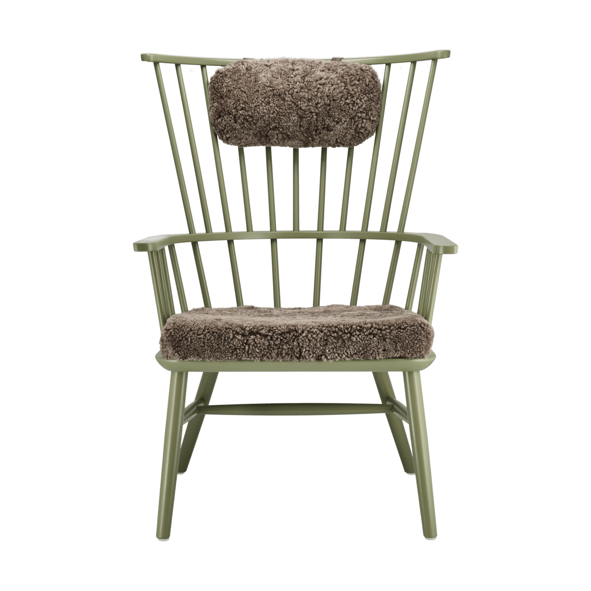 Stolab Henriette armchair cushion&headrest Olive green-Sahara
