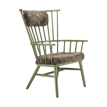 Henriette armchair cushion&headrest Olive green-Sahara - undefined - Stolab