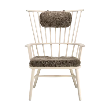 Henriette armchair cushion&headrest White oiled-Sahara - undefined - Stolab