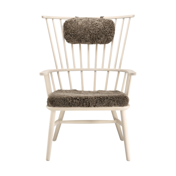 Henriette armchair cushion&headrest White oiled-Sahara - undefined - Stolab