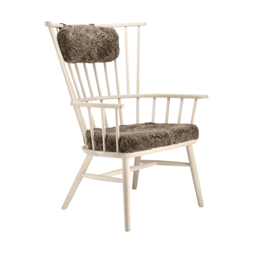 Henriette armchair cushion&headrest White oiled-Sahara - undefined - Stolab