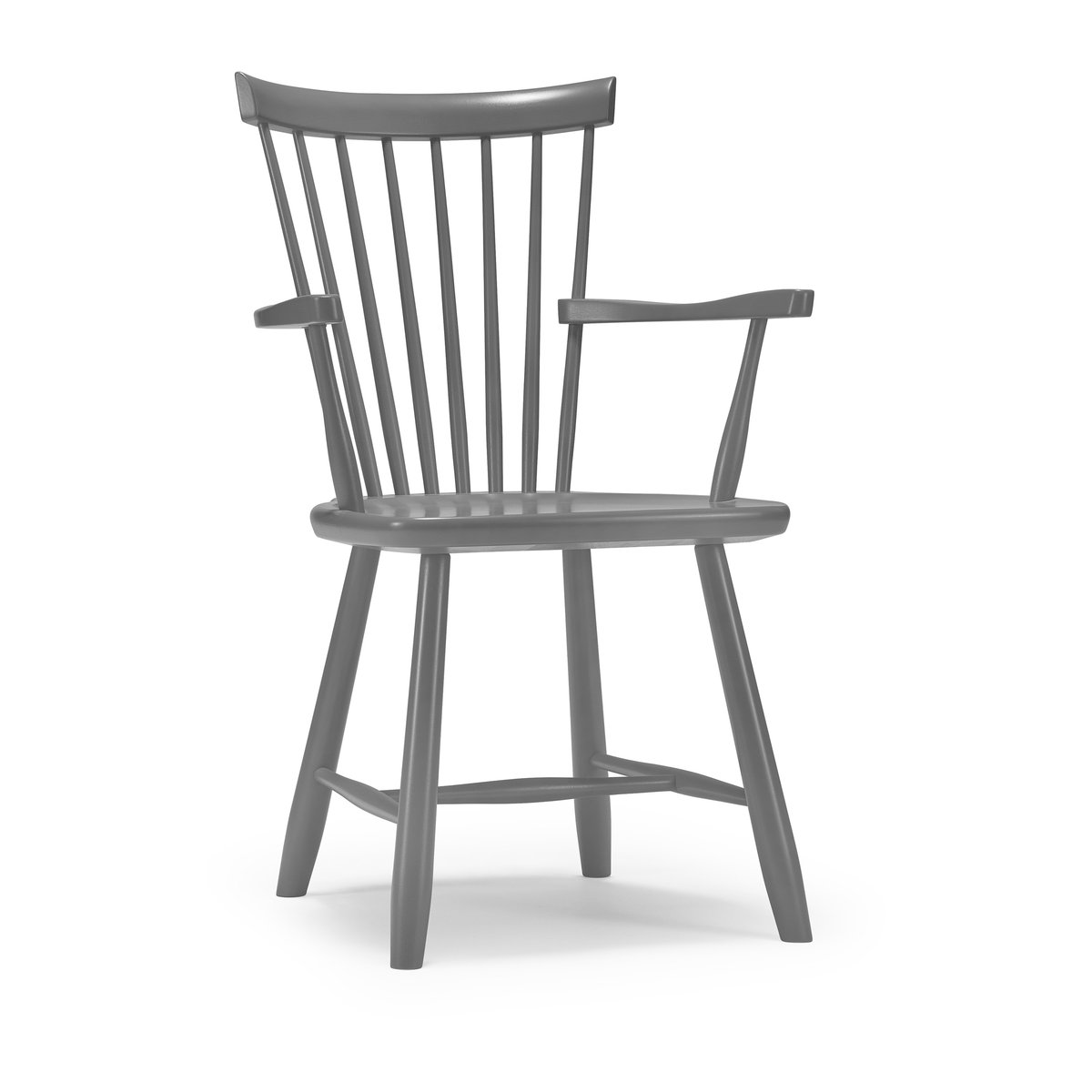 Stolab Lilla Åland armchair beech Dark grey | Scandinavian Design | Chairs | Grey