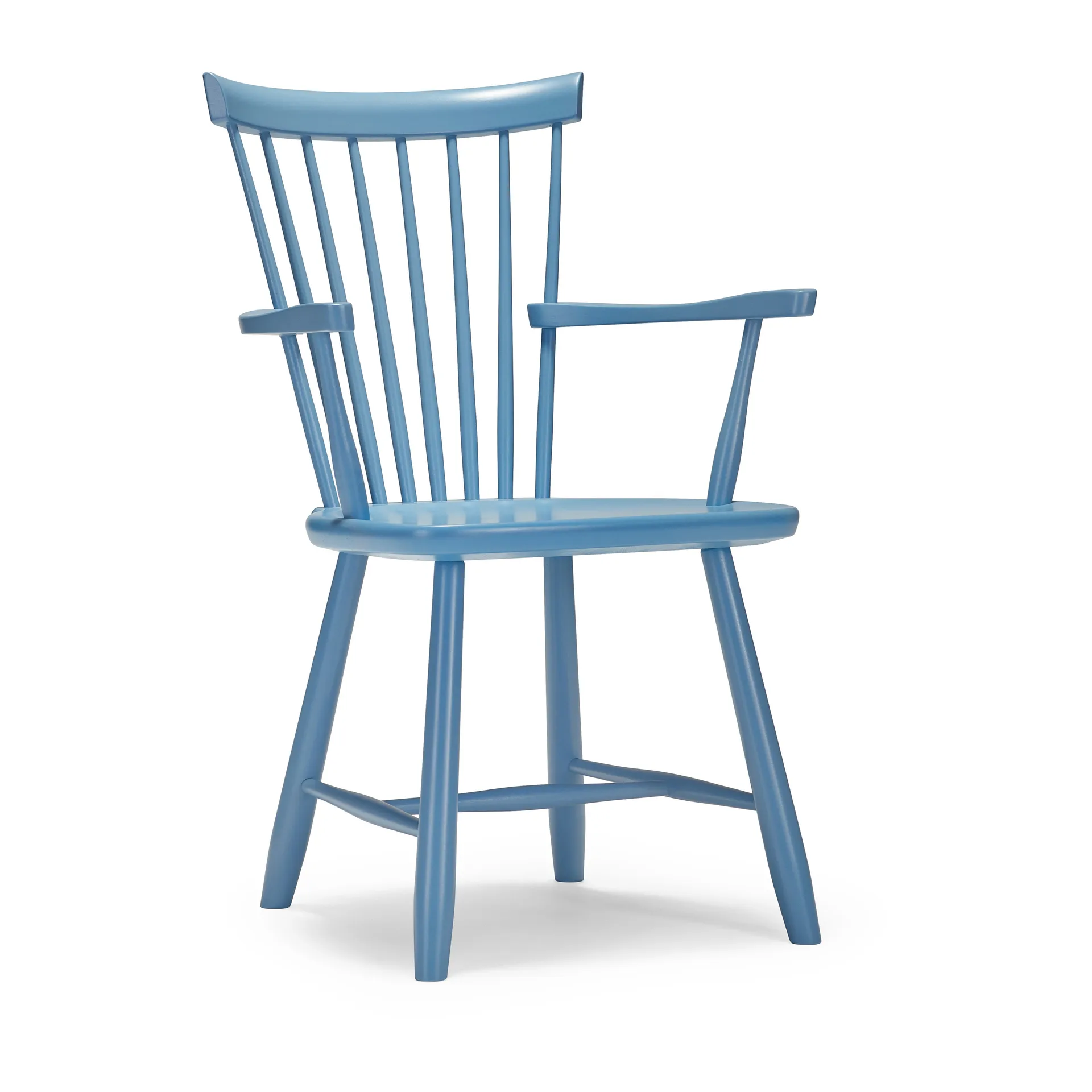 Lilla Åland armchair beech, Dawn blue Stolab
