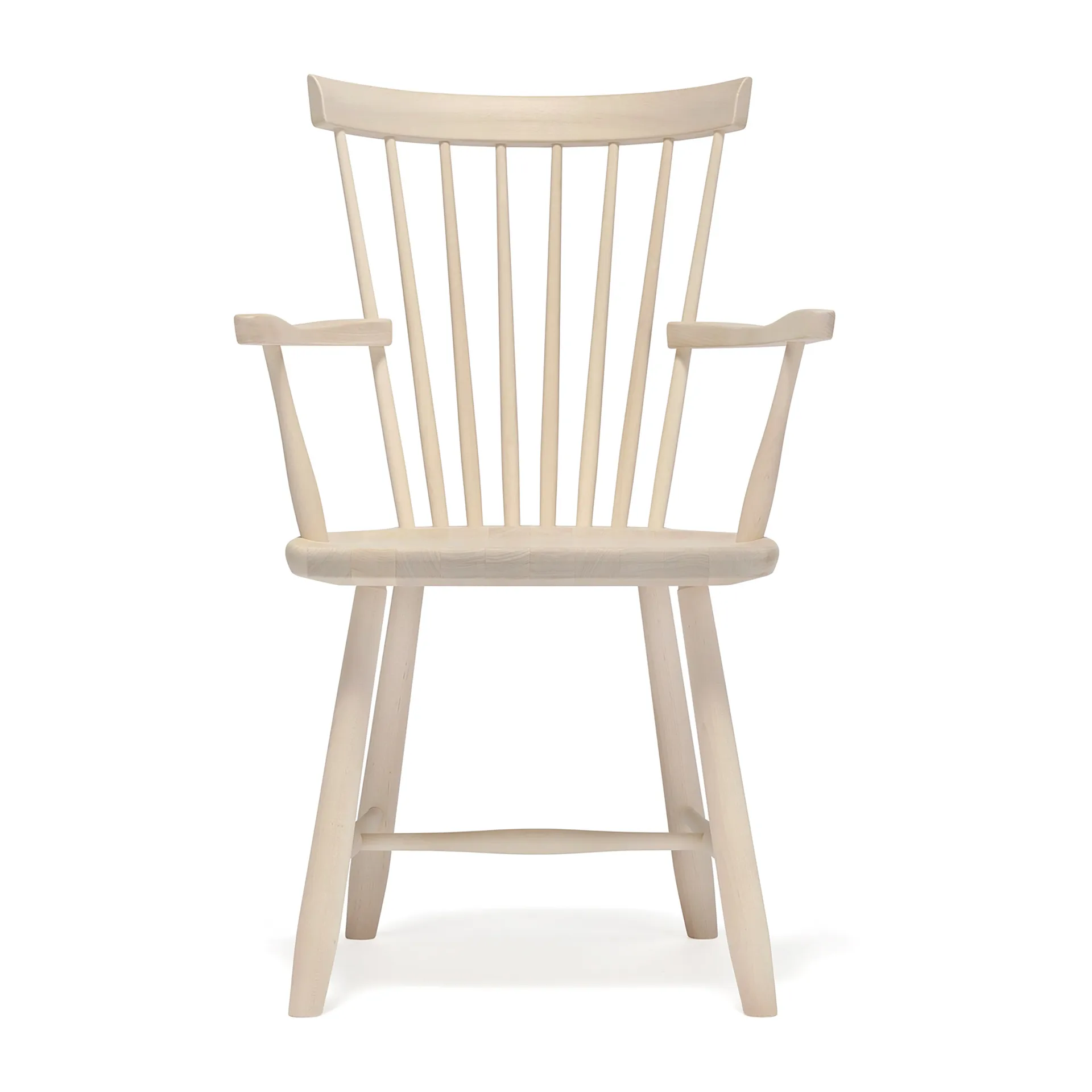 Lilla Åland armchair beech, Matte-lacquer - light Stolab