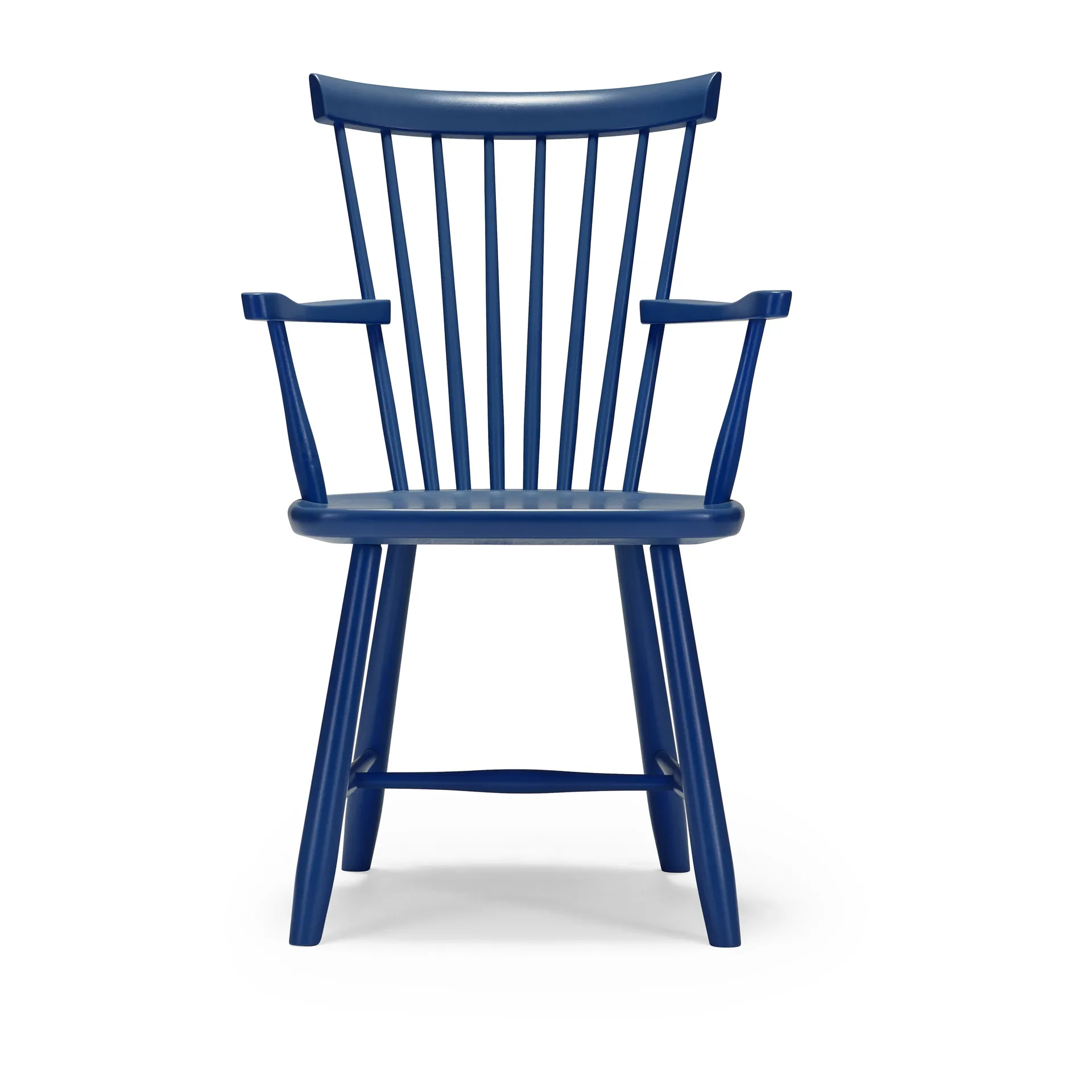 Lilla Åland armchair beech, Midnight blue Stolab