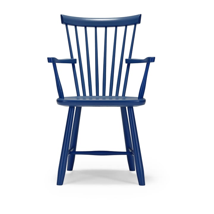 Lilla Åland armchair beech - Midnight blue - Stolab