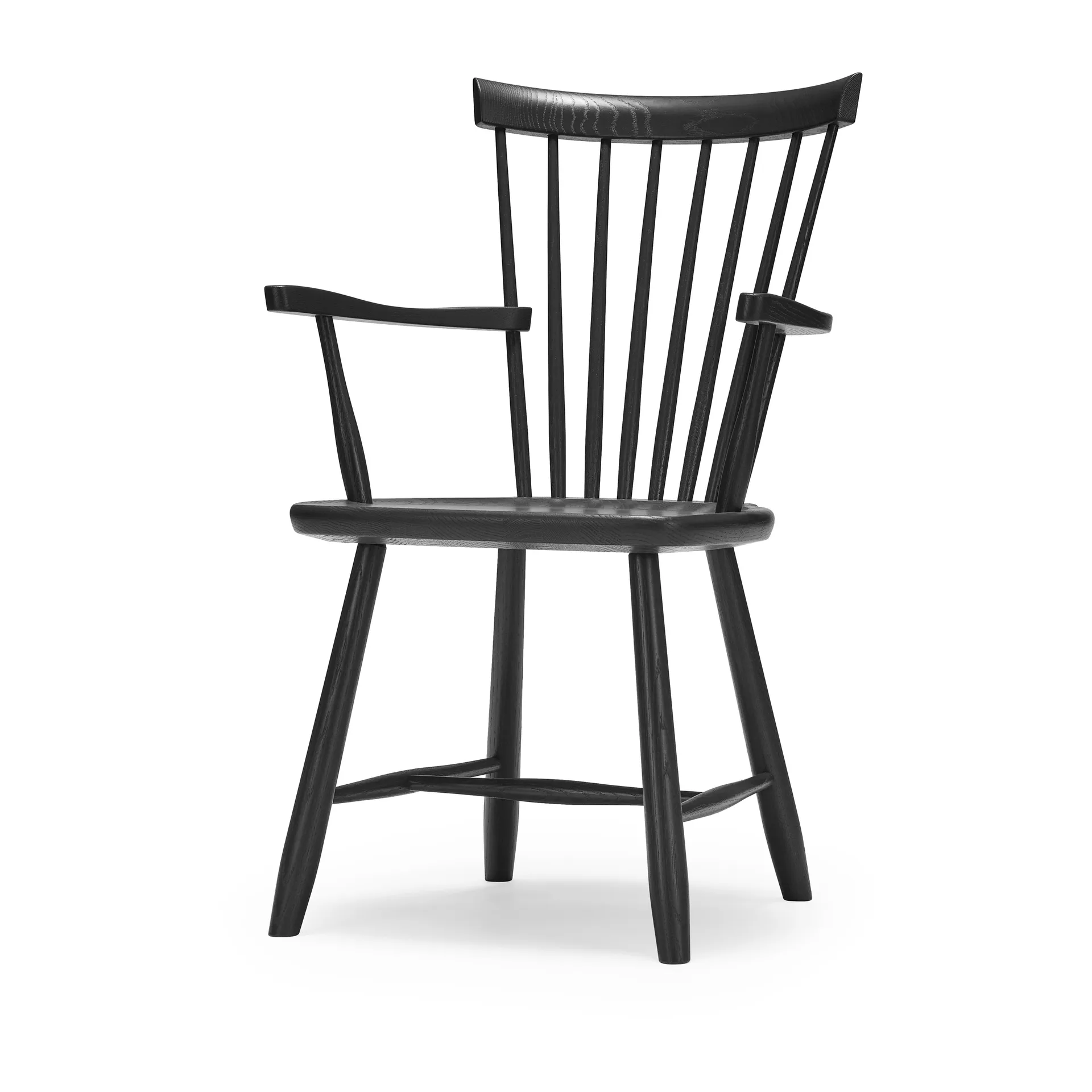 Lilla Åland armchair oak, Black Stolab