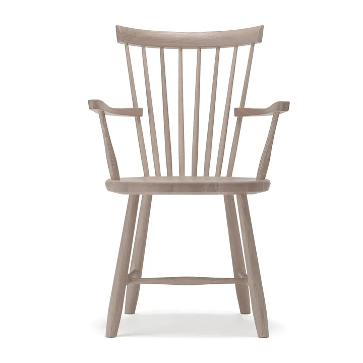 Lilla Åland armchair - White oiled (oak) - Stolab