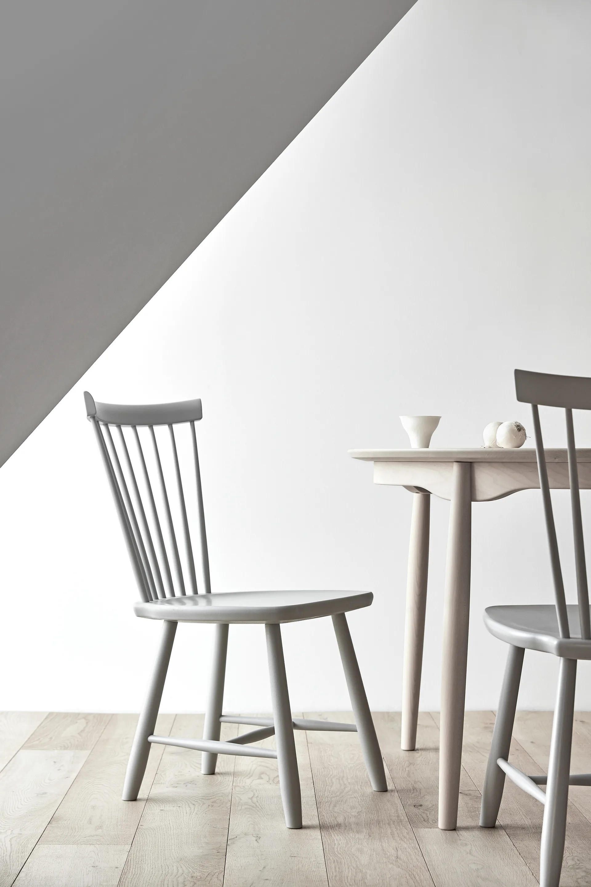 Lilla Åland chair, Light grey (beech) Stolab