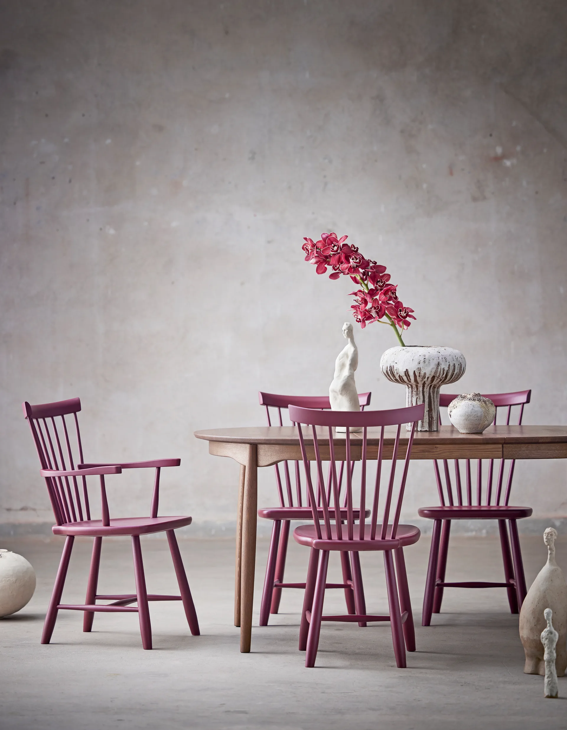 Lilla Åland chair, Lingon 19 (beech) Stolab