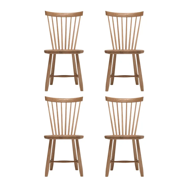 Lilla Åland chair, Natural oil (oak), 4-pack - Stolab