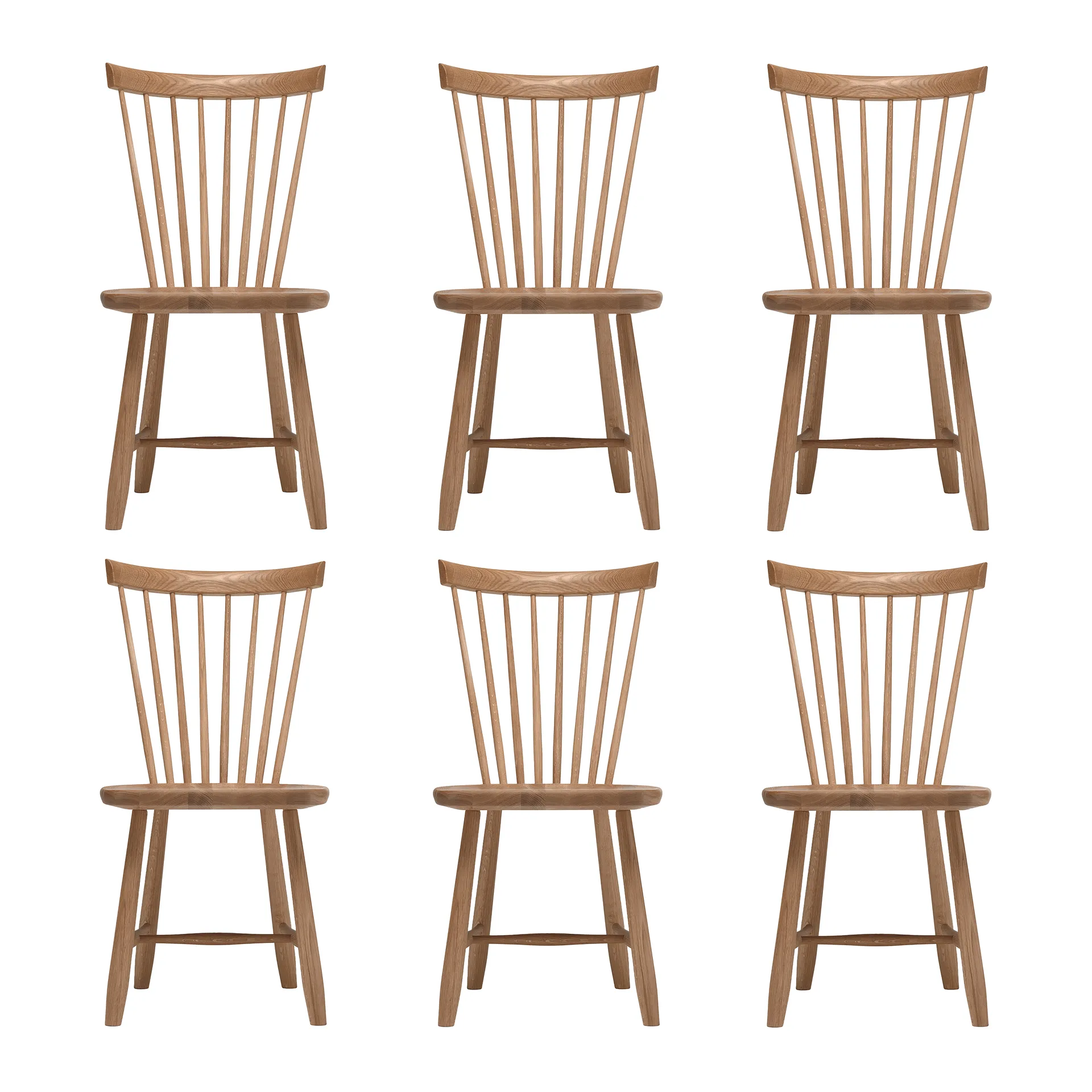 Lilla Åland chair, Natural oil (oak), 6-pack Stolab