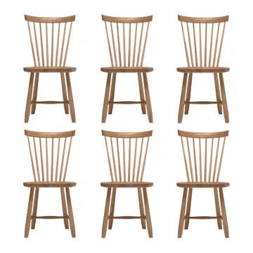 Lilla Åland chair, Natural oil (oak), 6-pack - Stolab