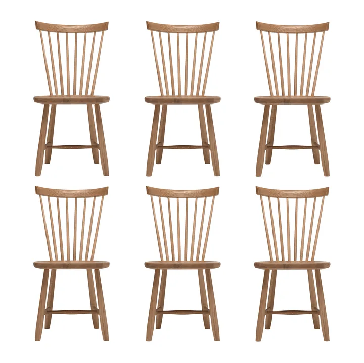 Lilla Åland chair, Natural oil (oak), 6-pack - Stolab