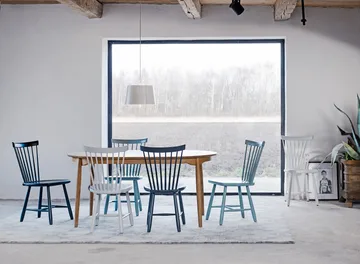 Lilla Åland chair, White (birch), 4-pack - Stolab