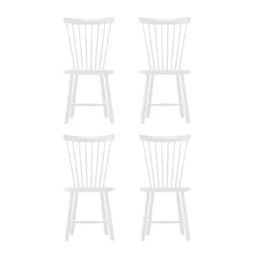 Lilla Åland chair, White (birch), 4-pack - Stolab