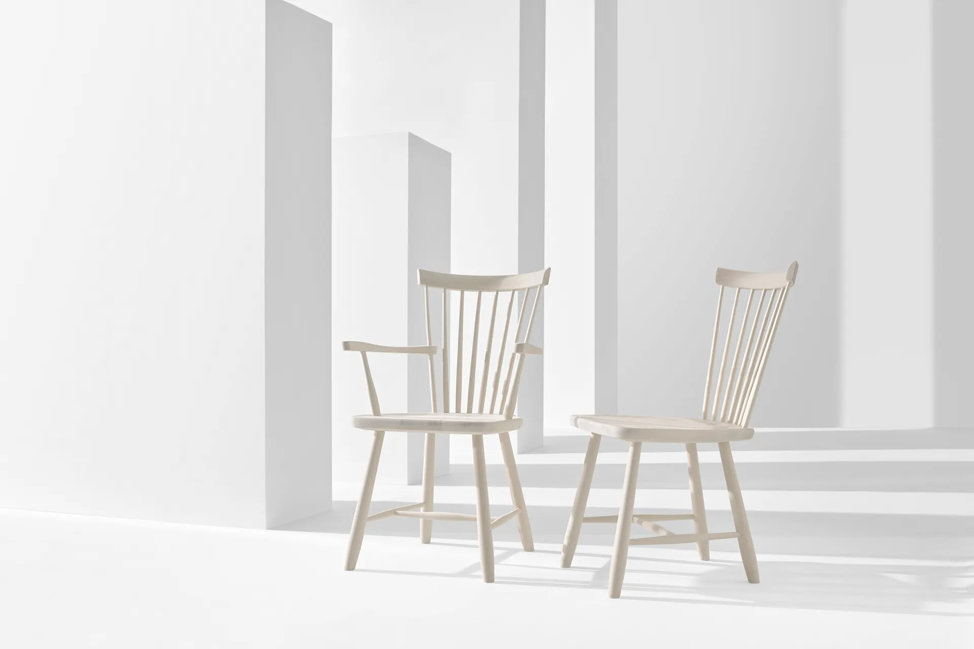 Lilla Åland chair, White oiled (beech) Stolab