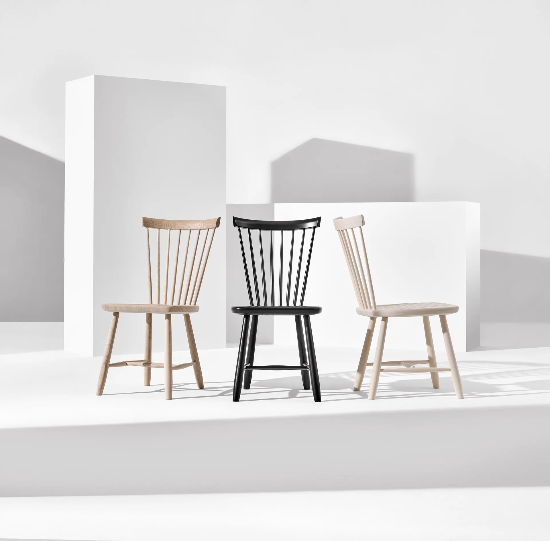 Lilla Åland chair, White oiled (birch) Stolab
