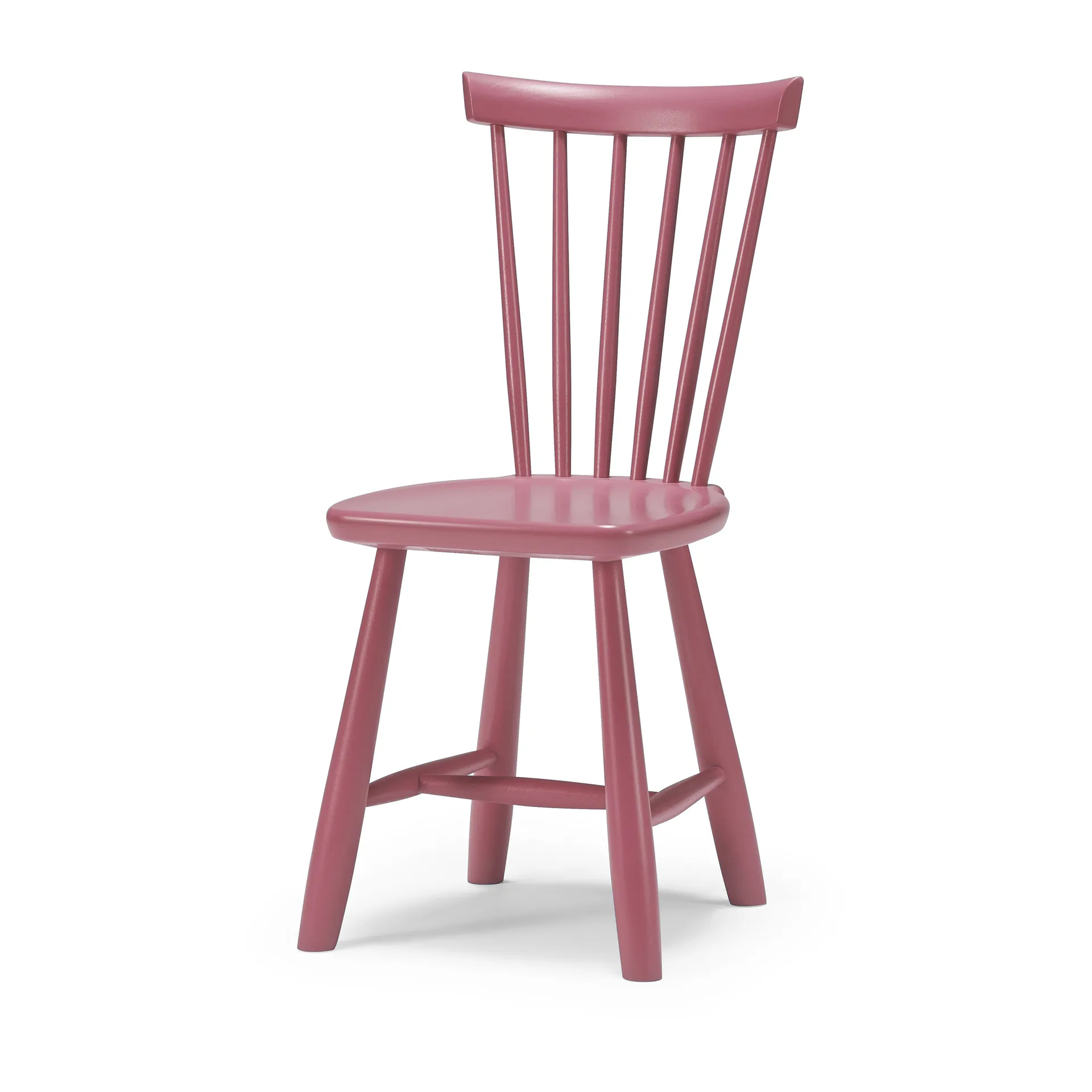 Lilla Åland children's chair birch 33 cm, Powder pink Stolab