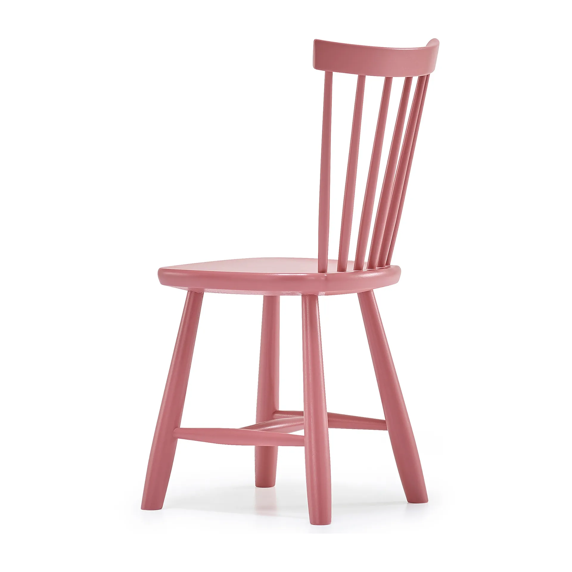 Lilla Åland children's chair birch 33 cm, Powder pink Stolab
