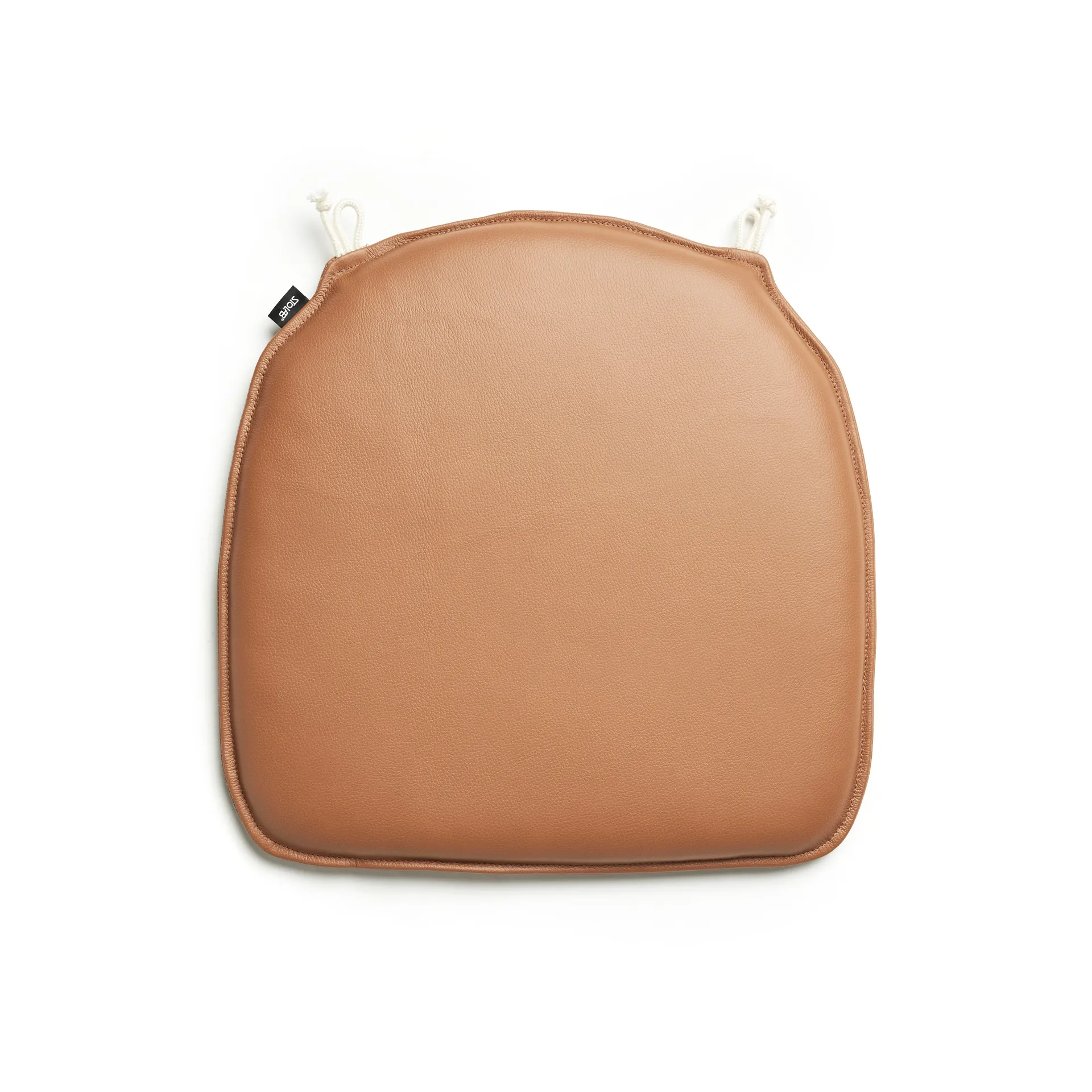 Lilla Åland seat cushion, Sörensen ultra brandy leather Stolab