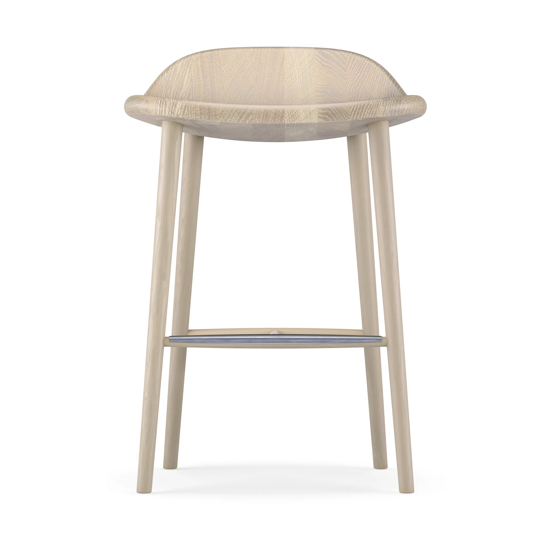 Miss Holly bar stool, Oak light matte lacquered Stolab