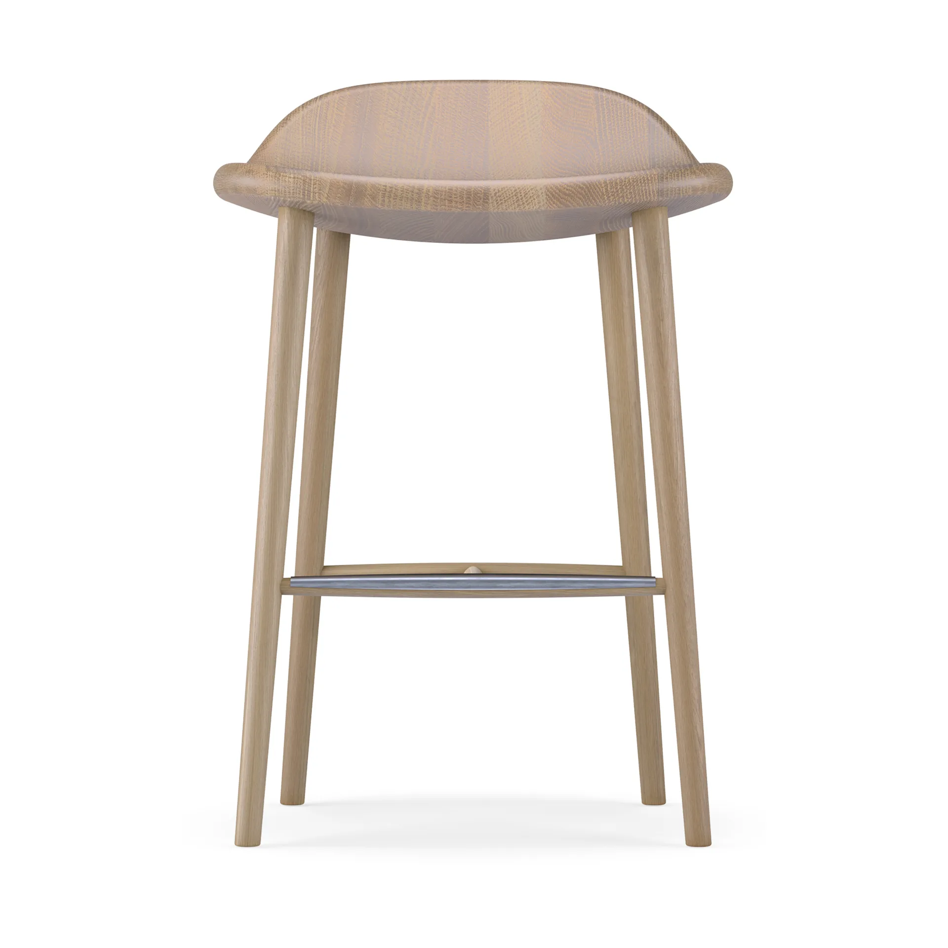 Miss Holly bar stool, Oak white oiled Stolab