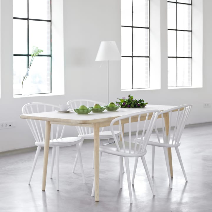 Miss Holly dining table. 175x82 cm - Birch white oiled. cannot dismantle - Stolab