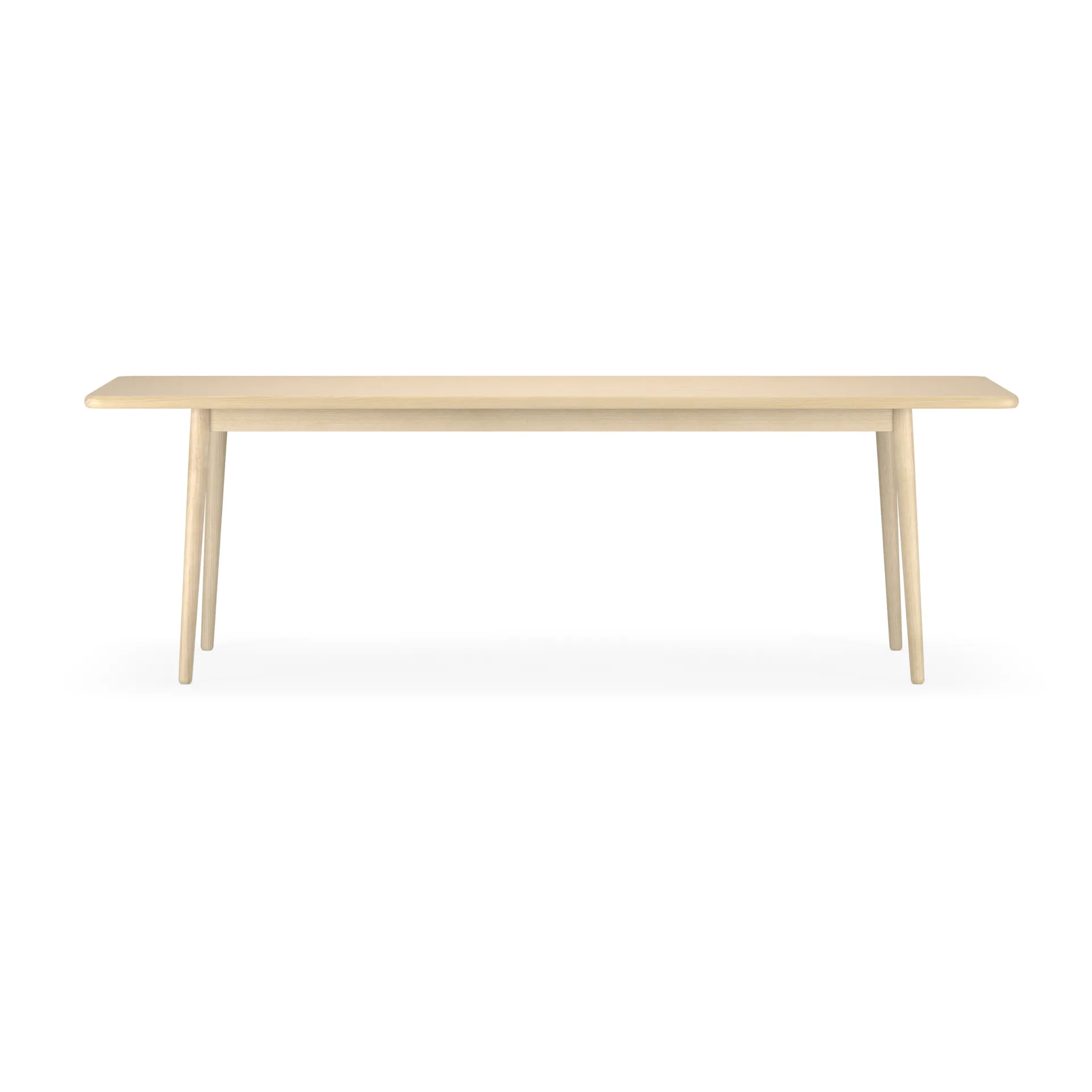 Miss Holly dining table 235x100 cm, Birch natural oil, 1 extension piece Stolab