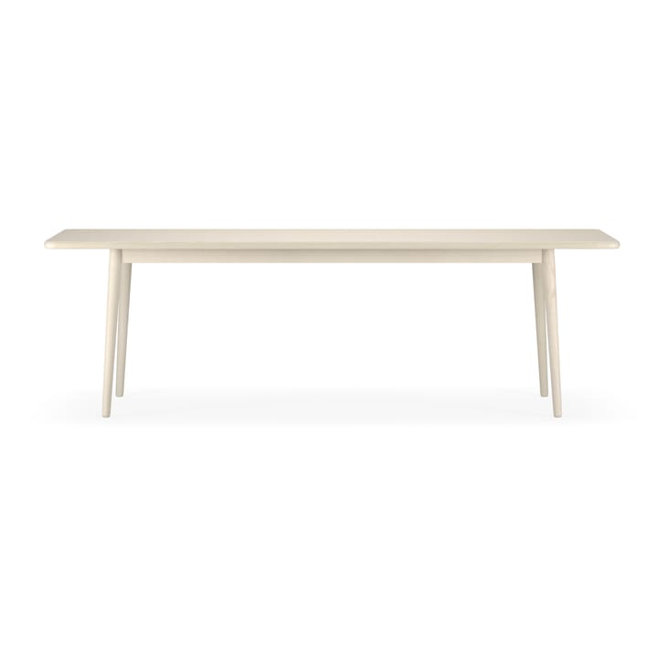 Miss Holly dining table 235x100 cm - Birch white oiled, 2 extension pieces - Stolab