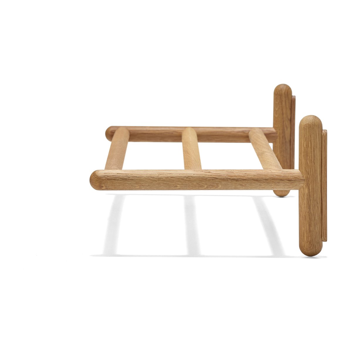 Stolab Miss Holly hat/shoe rack 48 cm Natural oil | Scandinavian Design | Hat Racks & Hat Shelves | Beige