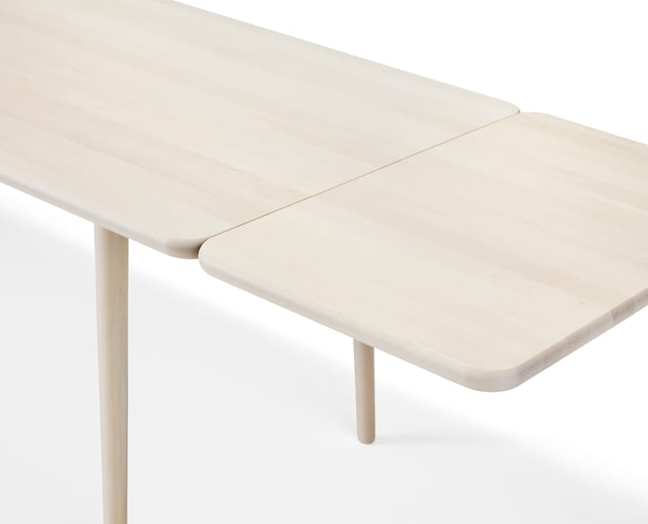 Miss Holly table 175x100 + 2 extension piece 2x50 cm - Birch white oiled - Stolab