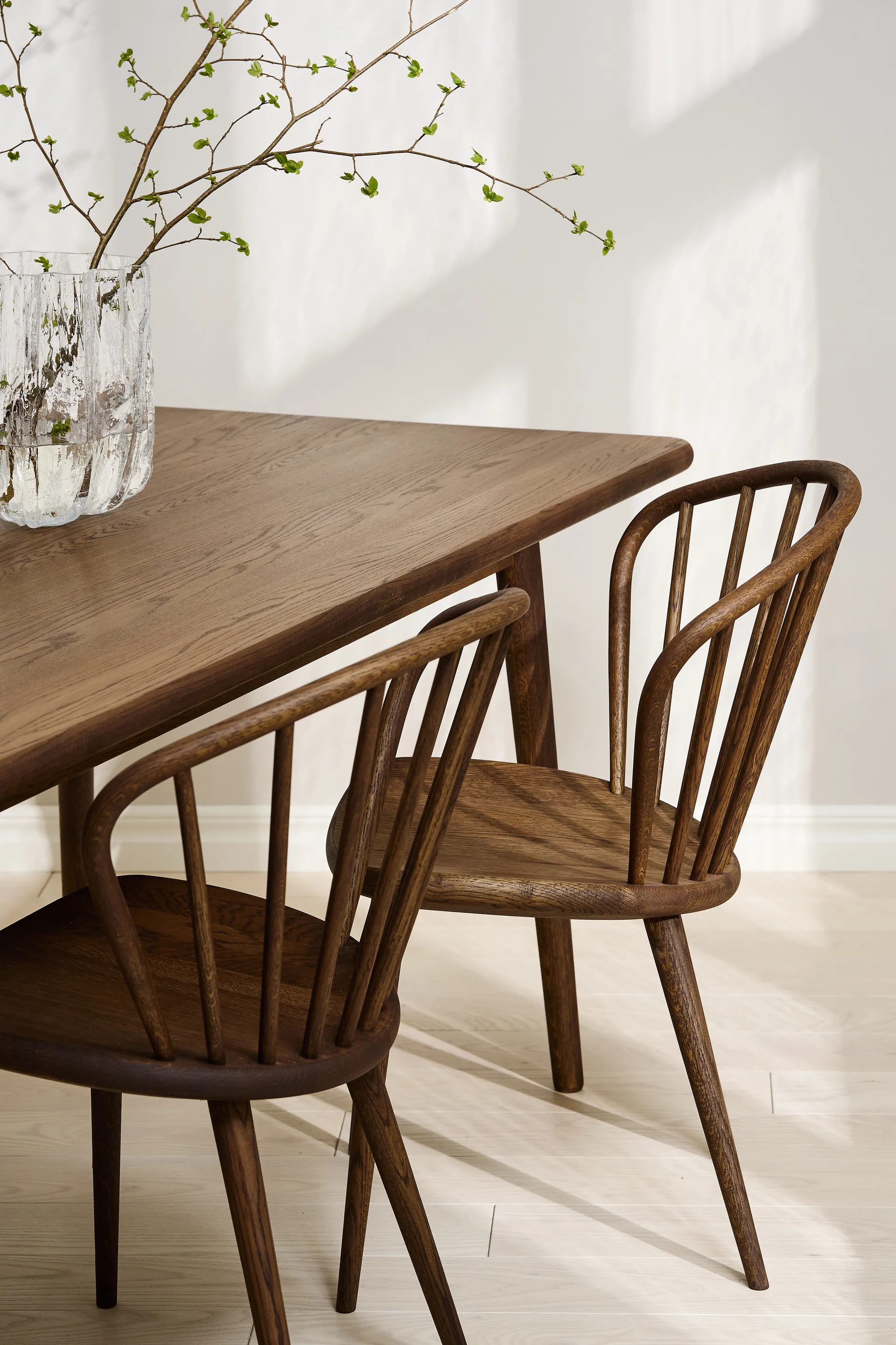 Miss Holly table Special Edition 235x82 cm + 1 extension piece 50 cm, Oak Chocolat Oil Stolab