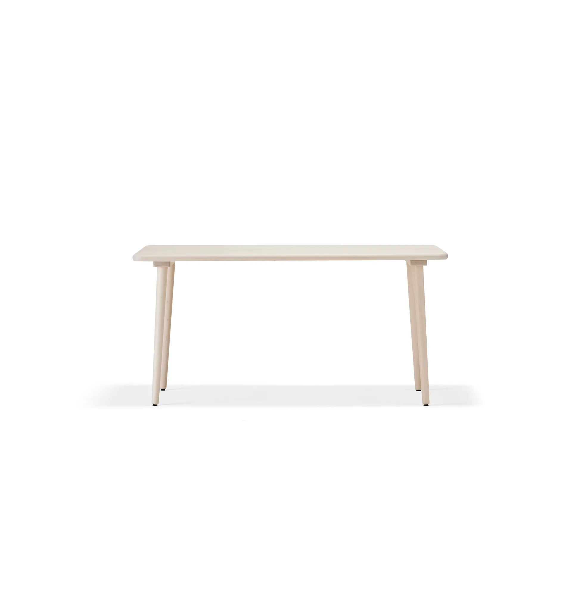 Miss Tailor dining table, Birch light matt lacquer-130x100 cm Stolab