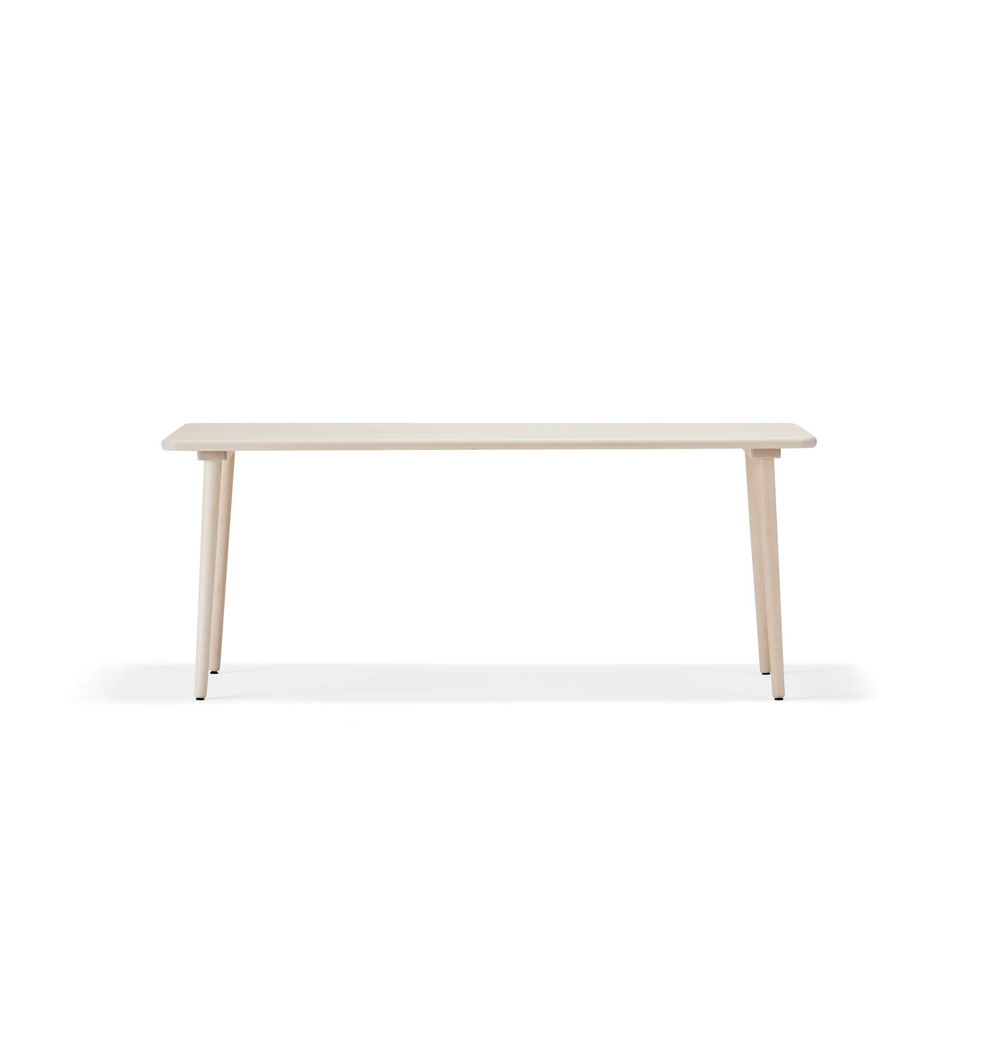 Miss Tailor dining table, Birch light matt lacquer. 180x90 cm Stolab