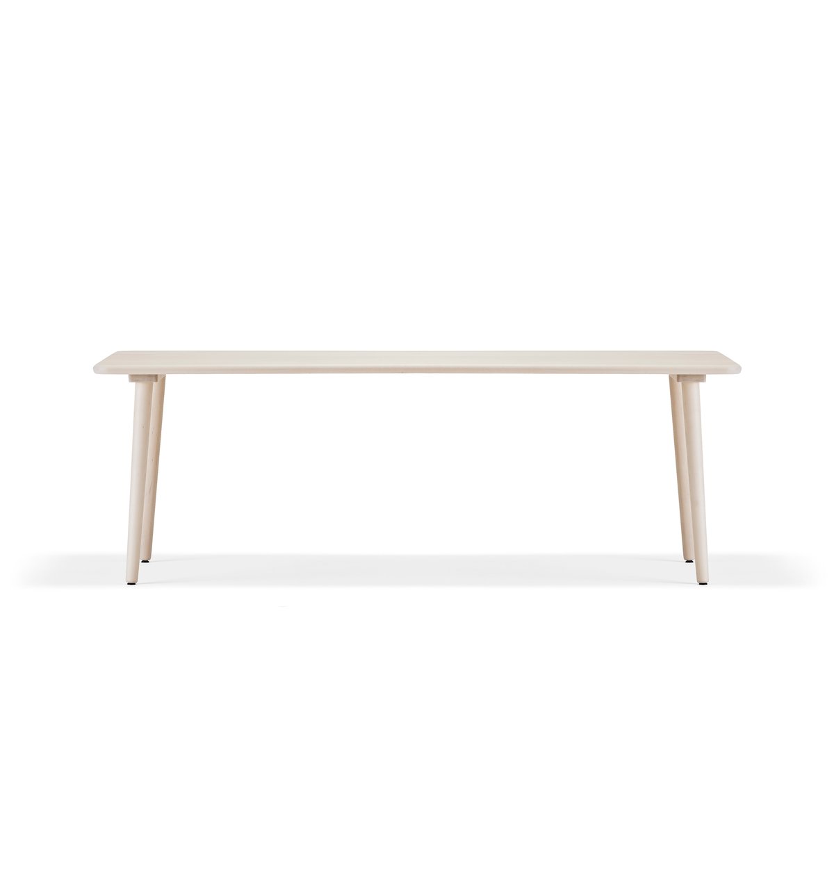 Stolab Miss Tailor dining table Birch light matt lacquer. 235x82 cm