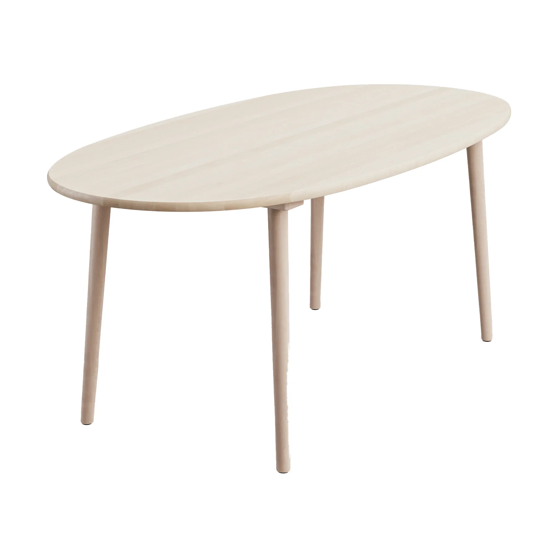 Miss Tailor dining table, Birch light matte lacquer, 180x90 cm Stolab