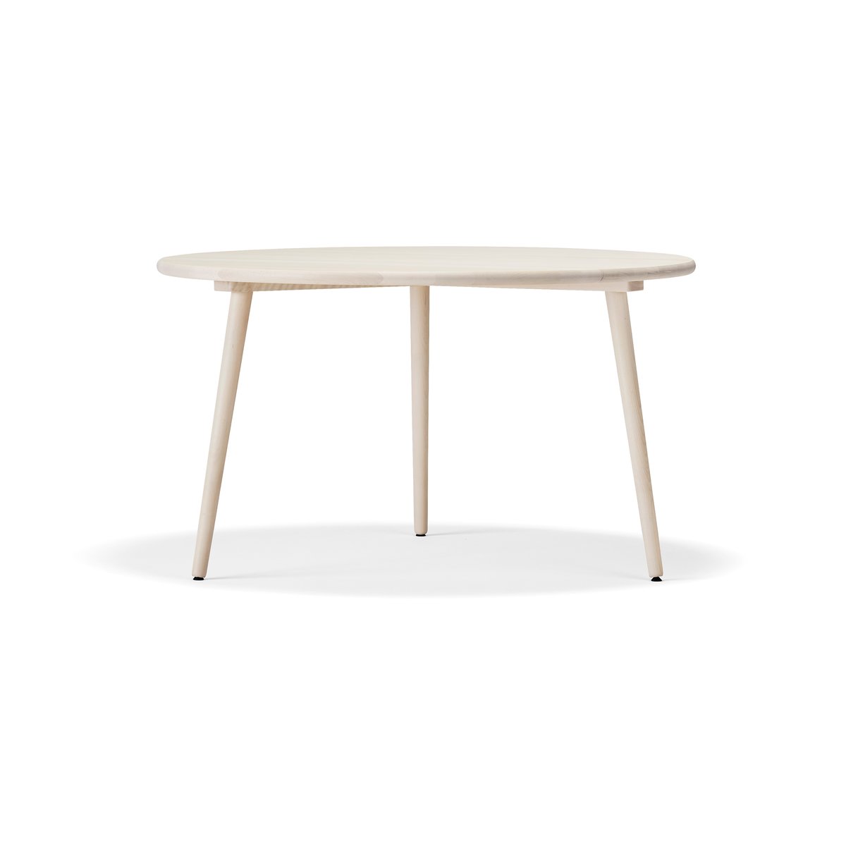 Stolab Miss Tailor dining table round o130 cm Birch light matt lacquered. fixed disk