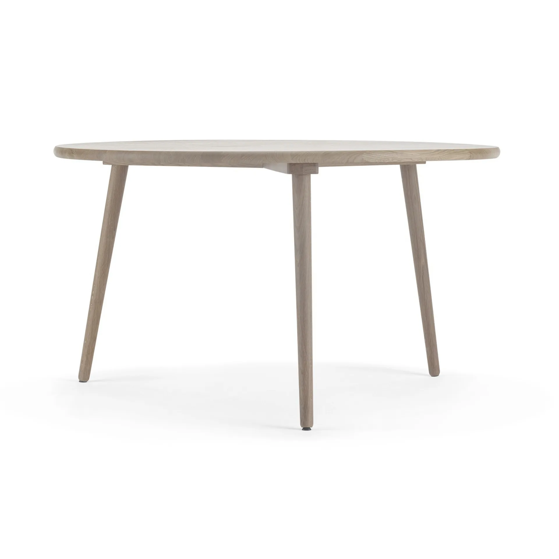 Miss Tailor dining table round Ø130 cm, Oak white oiled Stolab