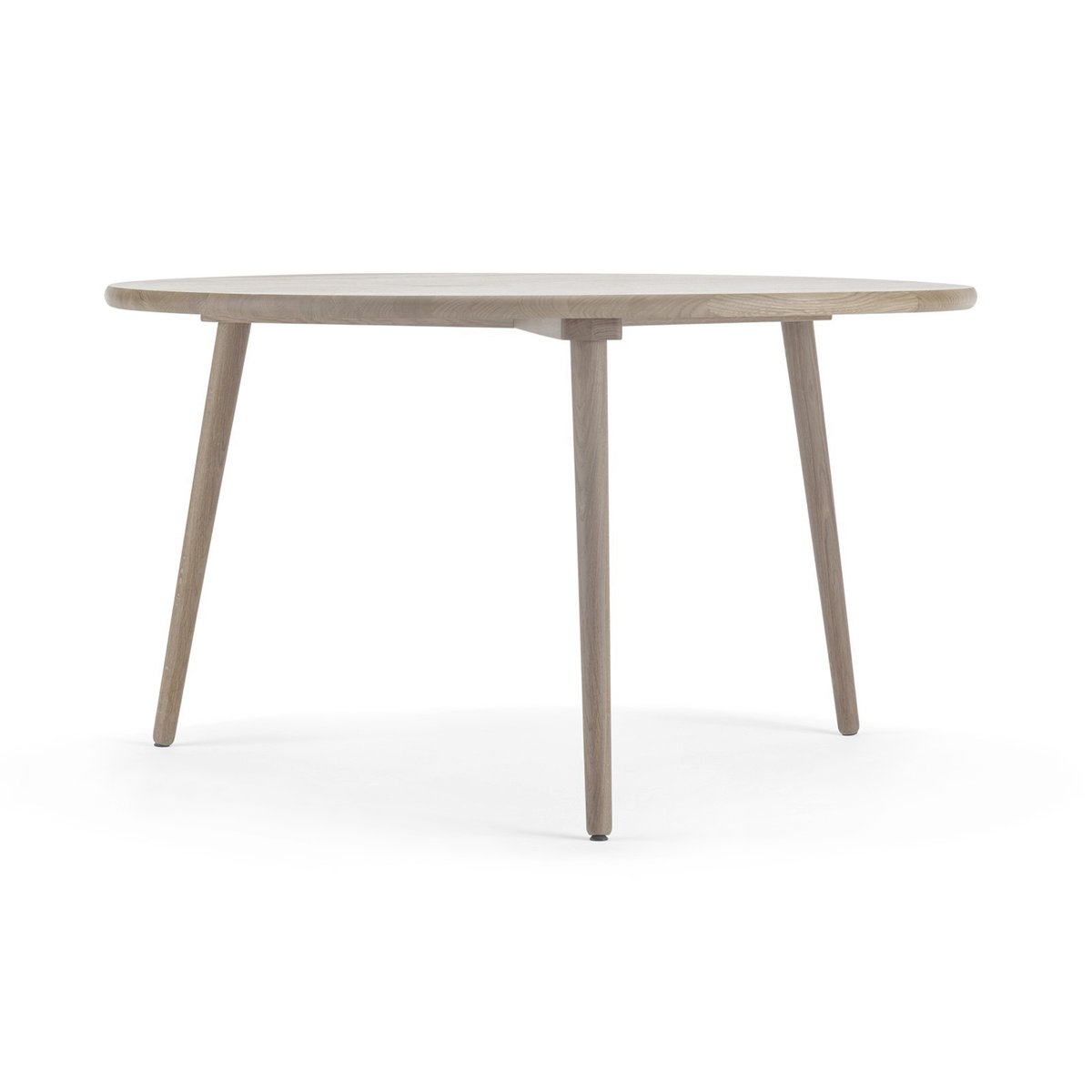 Stolab Miss Tailor dining table round o130 cm Oak white oiled