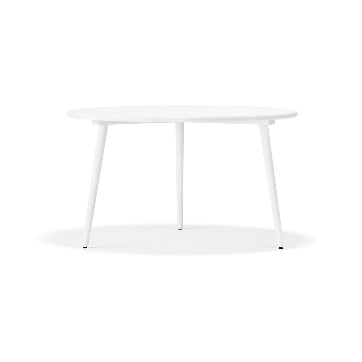Stolab Miss Tailor dining table round o130 cm White 21 täckande. fixed disk