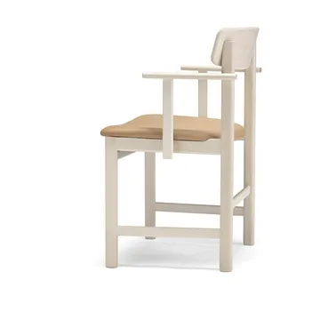 Pal armchair - Birch light matte lacquer-Elmosoft 22030 - Stolab