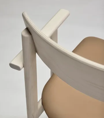 Pal armchair - Birch light matte lacquer-Elmosoft 22030 - Stolab